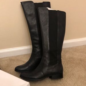 Jessica Simpson black leather boots